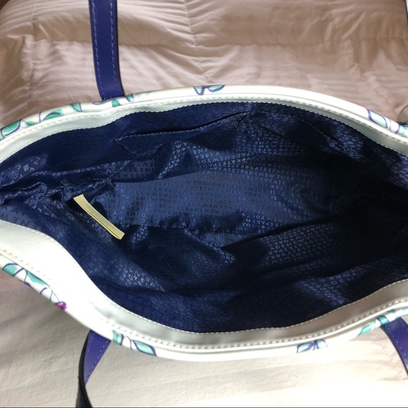 RARE Kate Spade Large Blue Shoulder Bag Tote - Picture 5 of 6
